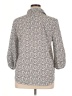 Harve Benard Animal Print Gray 3/4 Sleeve Blouse Size XL - photo 2