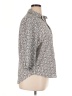Harve Benard Animal Print Gray 3/4 Sleeve Blouse Size XL - photo 4