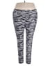 Terra & Sky Chevron-herringbone Gray Active Pants Size 3X - photo 1