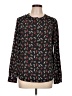 Lark & Ro 100% Polyester Black Long Sleeve Blouse Size 12 - photo 1