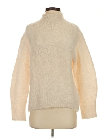 Madewell Wool-Alpaca Blend Boucl&eacute;-Knit Oversized Sweater (view 1)