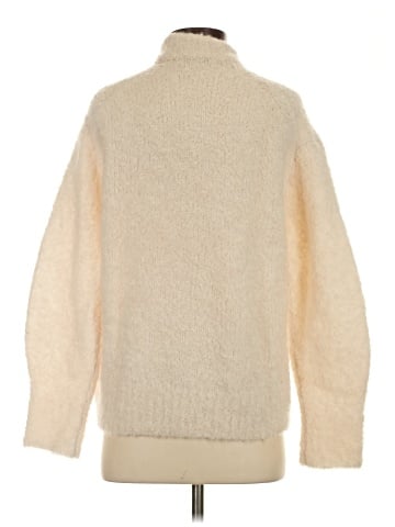 Madewell Wool-Alpaca Blend Boucl&eacute;-Knit Oversized Sweater (view 2)