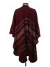 Francesca's Burgundy Poncho Size S - photo 2