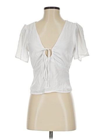 Abercrombie & Fitch Short Sleeve Blouse (view 1)