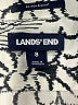 Lands' End Print Silver Long Sleeve Blouse Size 8 - photo 7