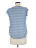 Milano Blue Short Sleeve Blouse Size M (estimated) - photo 2