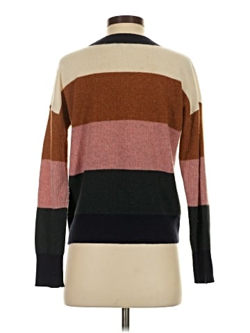 Madewell Cashmere Sweatshirt in Vernon Stripe (view 2)