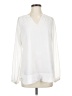 CAbi 100% Polyester White Long Sleeve Blouse Size S - photo 1