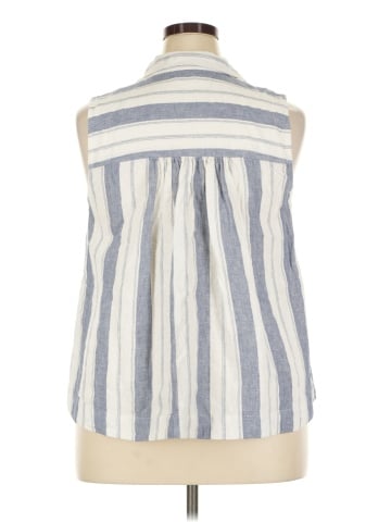 Madewell Striped Sleeveless Shirt (view 2)