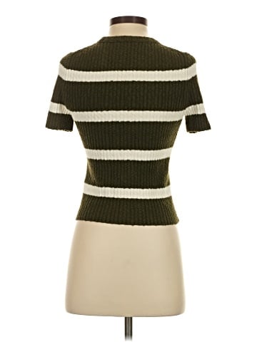 Madewell Boucl&eacute;-Knit Crewneck Sweater Tee in Stripe (view 2)