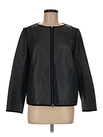 Lafayette 148 New York Leather Jacket (view 1)