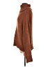 Something Navy Tweed Brown Turtleneck Sweater Size XS - photo 5