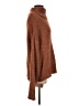Something Navy Tweed Brown Turtleneck Sweater Size XS - photo 4