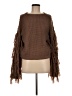 Blue B 100% Acrylic Brown Pullover Sweater Size Med - Lg - photo 1