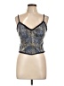 Miss Me 100% Polyester Gold Tank Top Size L - photo 1