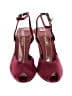 Vis a Vie Burgundy Heels Size 5 1/2 - photo 2