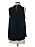 Ann Taylor 100% Polyester Black Sleeveless Blouse Size S - photo 2