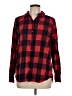Gap Outlet 100% Cotton Plaid Red Long Sleeve Button-Down Shirt Size L - photo 1