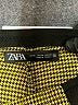 Zara Houndstooth Yellow Green Casual Pants Size M - photo 7