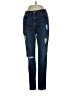 7 For All Mankind Hearts Blue Jeans Size 25 waist - photo 1
