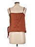 Fab'rik 100% Polyester Brown Sleeveless Blouse Size L - photo 2