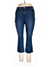 J.Jill Solid Blue Jeans Size 14 - photo 1