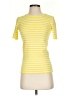 J.Crew Stripes Yellow Short Sleeve Turtleneck Size XS - photo 1