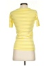 J.Crew Stripes Yellow Short Sleeve Turtleneck Size XS - photo 2
