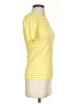 J.Crew Stripes Yellow Short Sleeve Turtleneck Size XS - photo 4