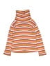 Assorted Brands 100% Cotton Stripes Orange Turtleneck Sweater 9-12 MO / 12 MO - photo 1
