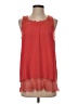 Brixon Ivy 100% Polyester Red Sleeveless Blouse Size S - photo 1