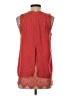 Brixon Ivy 100% Polyester Red Sleeveless Blouse Size S - photo 2