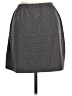 L.L.Bean Solid Gray Casual Skirt Size Lg Petite - photo 2
