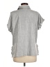 DKNY Gray Short Sleeve Blouse Size M - photo 2