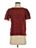 Shein Burgundy Short Sleeve Blouse Size S - photo 1