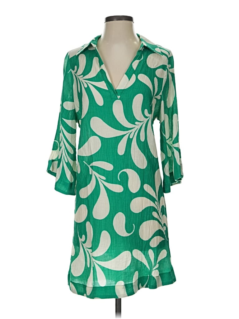 Pre-owned Umgee Casual Dress In Green