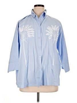 Assorted Brands 3/4 Sleeve Button-Down Shirt (view 1)