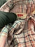 Levi's Plaid Pink Long Sleeve Button-Down Shirt Size L - photo 7