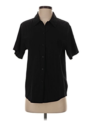 August Silk Short Sleeve Blouse (view 1)