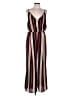 J for Justify Stripes Burgundy Jumpsuit Size L - photo 1