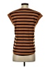 Halogen Stripes Brown Sleeveless T-Shirt Size XS - photo 2