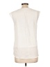 Bar III 100% Polyester Solid White Ivory Sleeveless Blouse Size M - photo 2