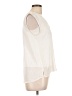 Bar III 100% Polyester Solid White Ivory Sleeveless Blouse Size M - photo 4