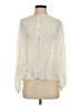 Zara Ivory Long Sleeve Blouse Size S - photo 1