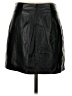 Reformation Solid Black Leather Skirt Size S - photo 2