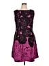 Taylor Graphic Purple Cocktail Dress Size 14 - photo 1