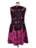 Taylor Graphic Purple Cocktail Dress Size 14 - photo 2