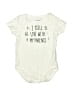 Jumping Beans Print Ivory Short Sleeve Onesie 3-6 MO / 6 MO - photo 1