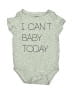 Jumping Beans Print Gray Short Sleeve Onesie Size Newborn - photo 1