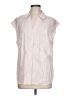 Express Pink Sleeveless Button-Down Shirt Size L - photo 1